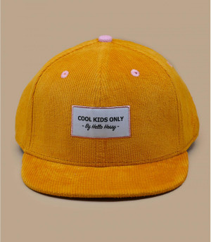 Kinder Cap Cordsamt gelb sweet honey